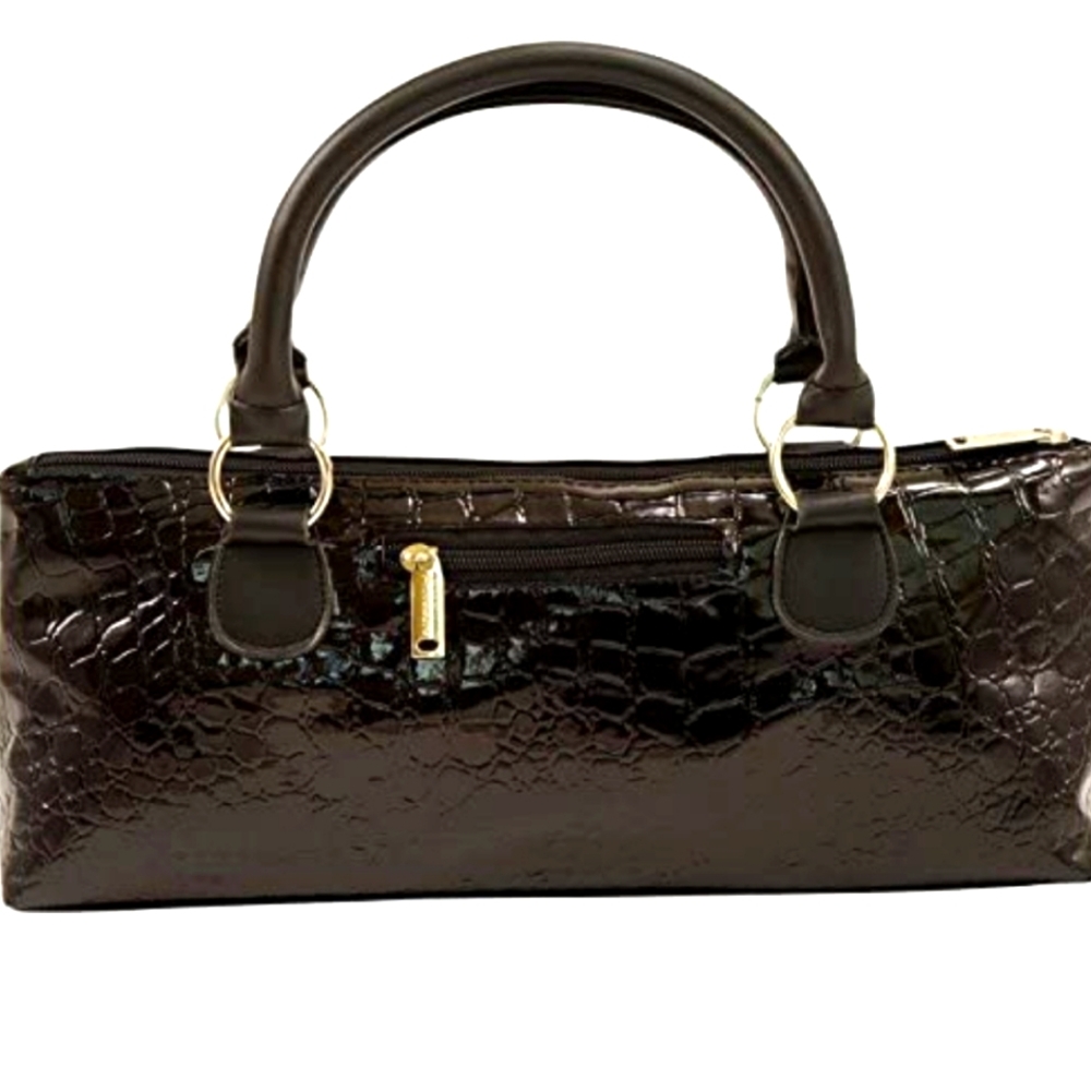 Black wine clutch bag thermal insulated